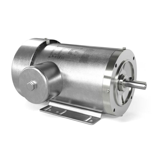 Techtop Stainless Steel IP69K Food Safe Electric Motor 0.75HP 230/460V 3600RPM 56C TEFC