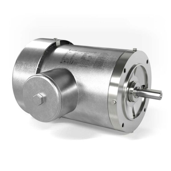 Techtop Stainless Steel IP69K Food Safe Electric Motor 0.75HP 575V 1800RPM 56C TEFC